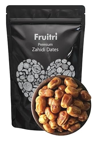 Fruitri Premium Zahidi dates 1kg pack, khajur dry fruits, Juicy & Delicious Khajoor, Naturally Dried & free from any Preservative, offer Pack